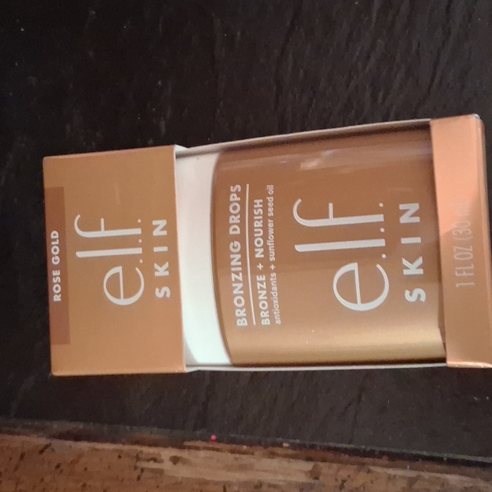 NEW Elf Skin Bronzing Drops Rose Gold Tinted Serum For Fair to Medium Complexion - Picture 4 of 8